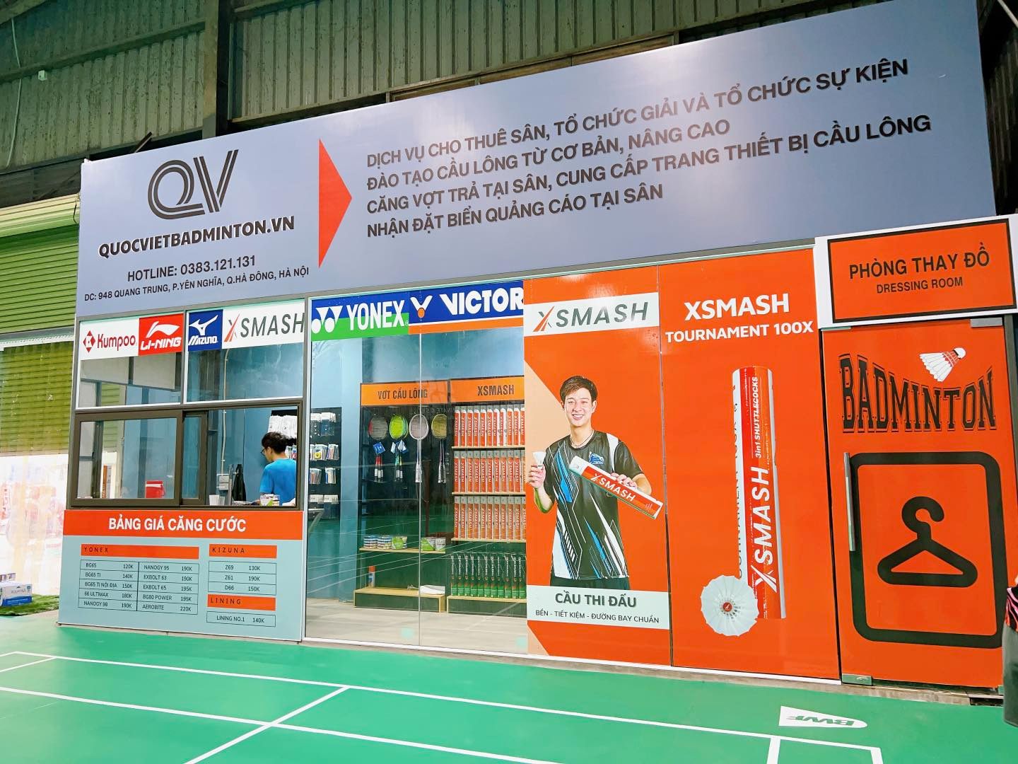 Sân cầu lông Quốc Việt Badminton