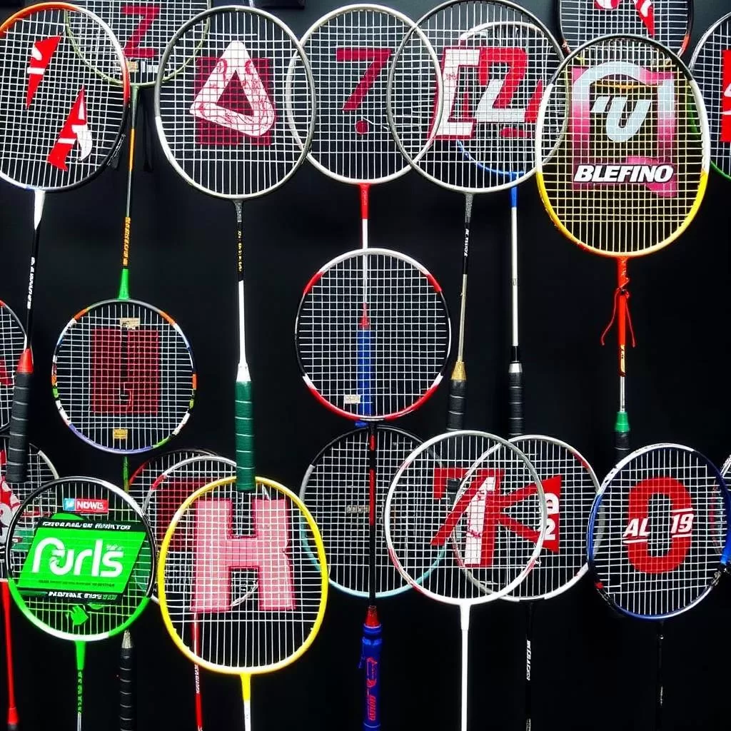 Types of badminton rackets