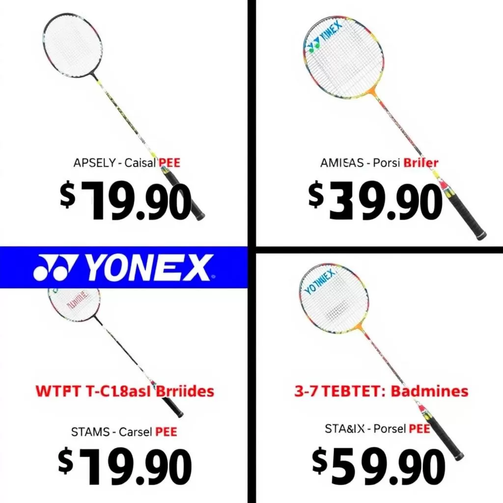 Các Mẫu Vợt Cầu Lông Yonex Bán Chạy Trên Lazada