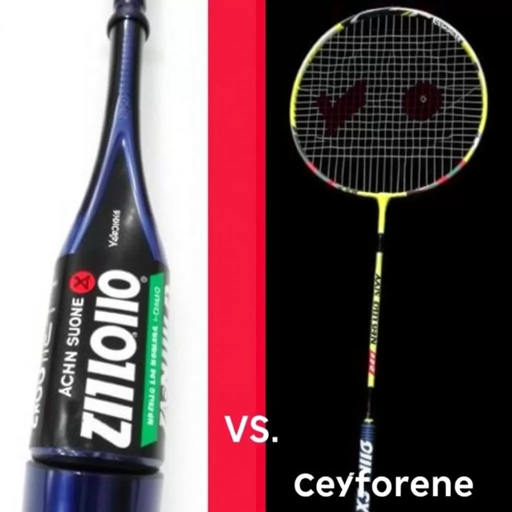 So sánh vợt cầu lông Yonex chính hãng và vợt giả