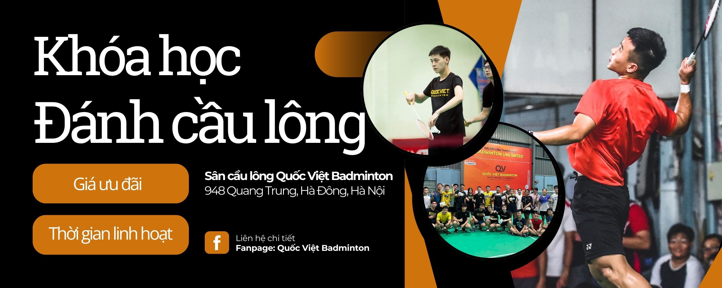 Khóa học đánh cầu lông