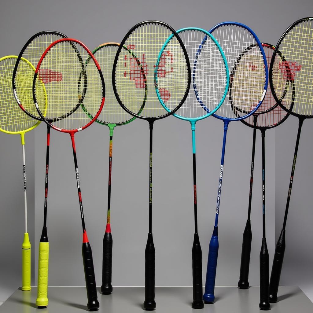 Các dòng vợt cầu lông Yonex thi đấu phổ biến