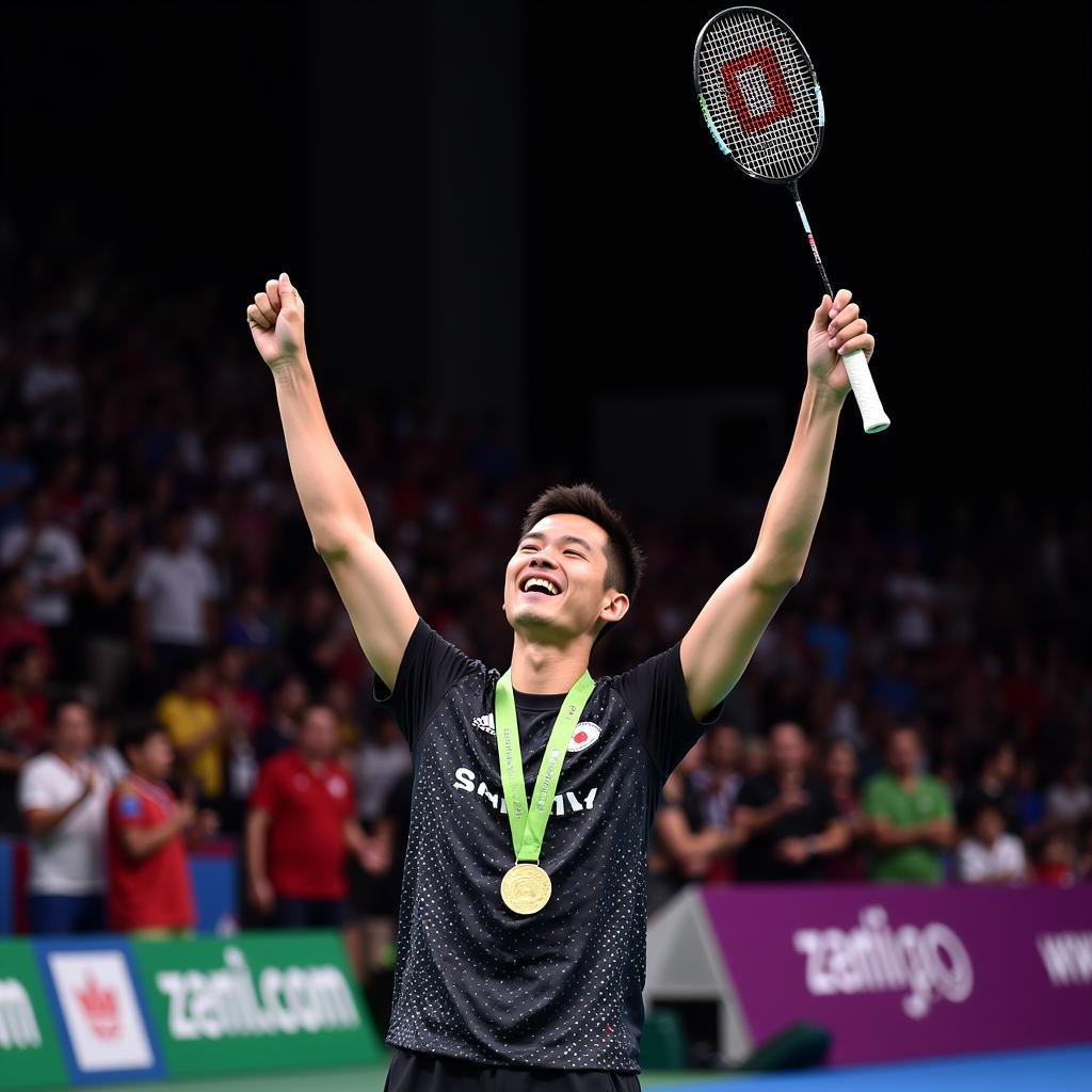 Kento Momota chinh phục thế giới