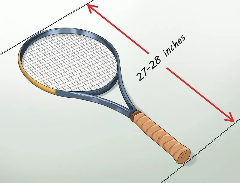 Kích thước đầu vợt tennis