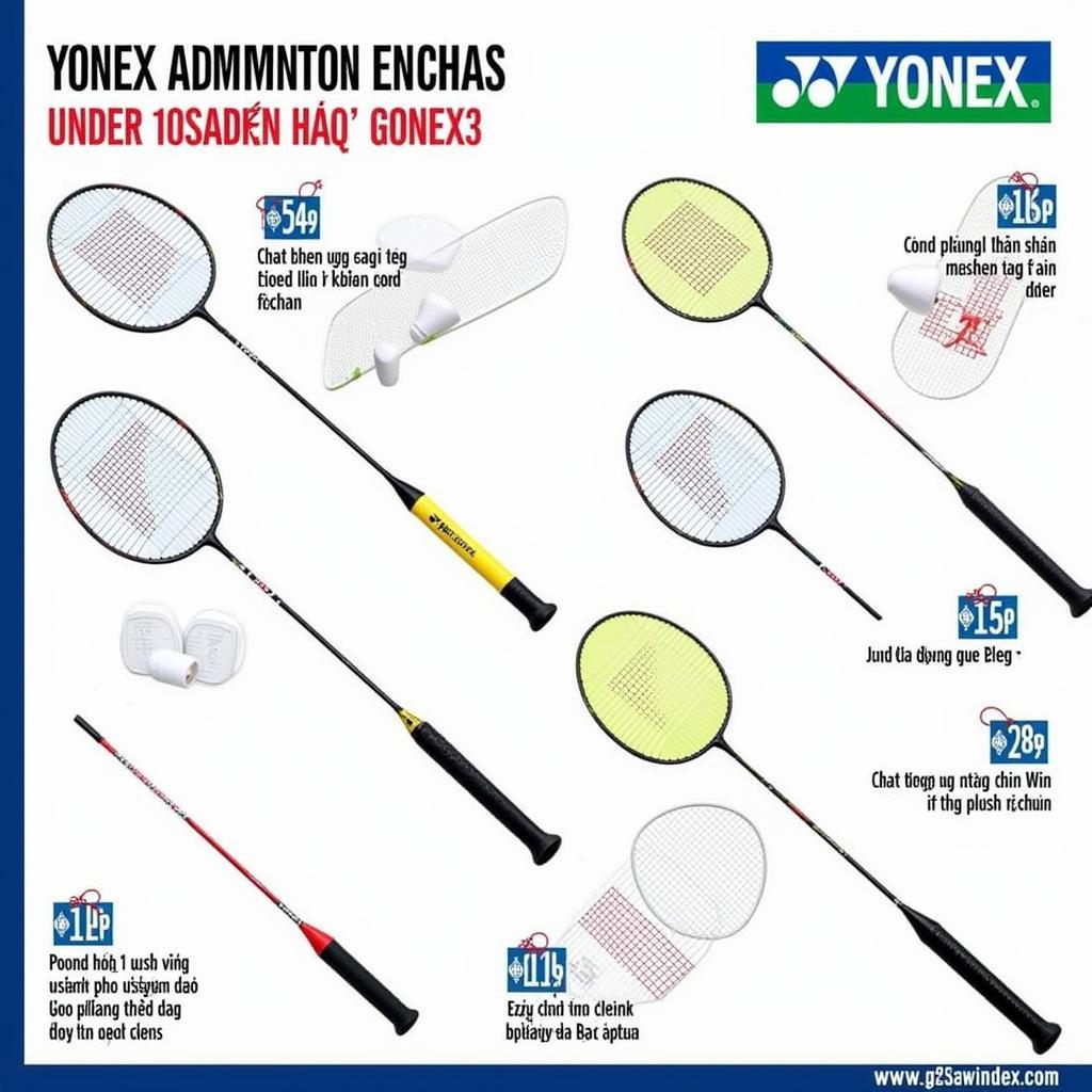 Vợt Cầu Lông Yonex Dưới 1 Triệu