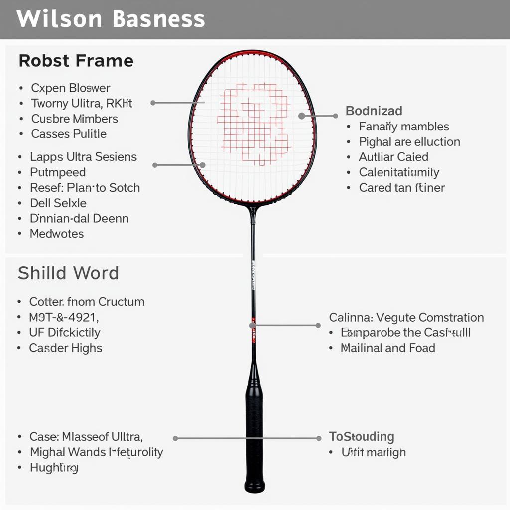 Vợt cầu lông Wilson Ultra