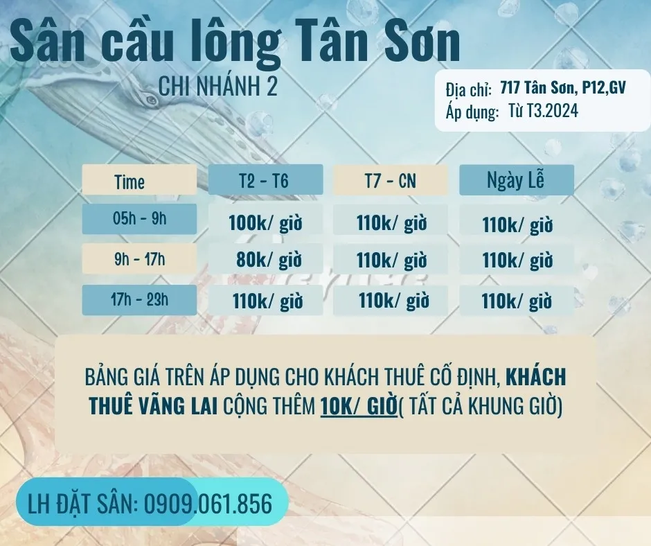 Sân cầu lông Tân Sơn chi nhánh 2