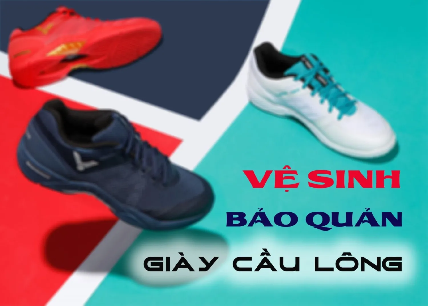 Vệ sinh giày cầu lông