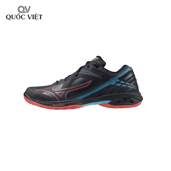 Giày cầu lông Mizuno Wave Claw 3 Đen Đỏ