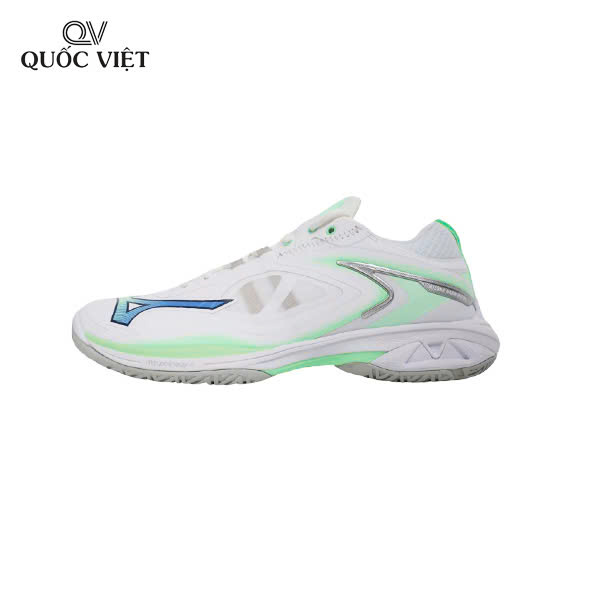 Giày cầu lông Mizuno Wave Claw Neo 3 Trắng Xanh