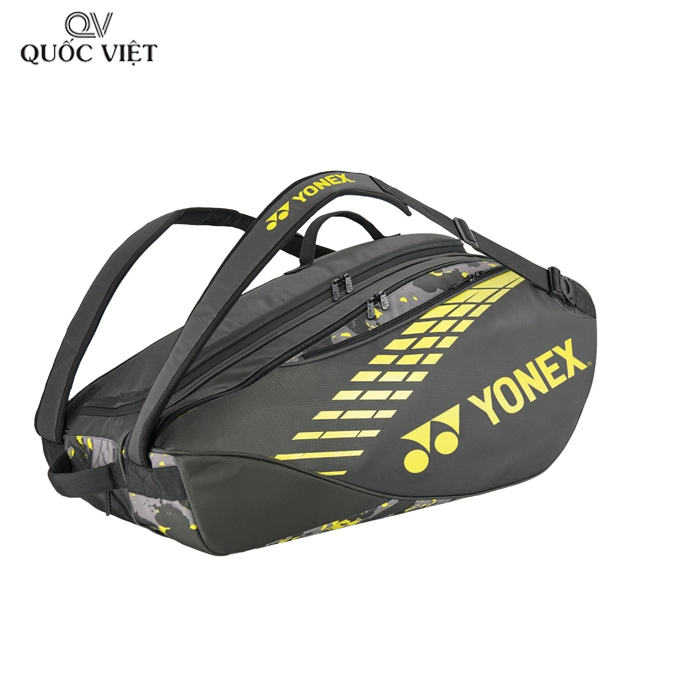 Bao Vợt cầu lông Yonex Champion Series 22926T-SR BT 6 Dark Grey/Yellow