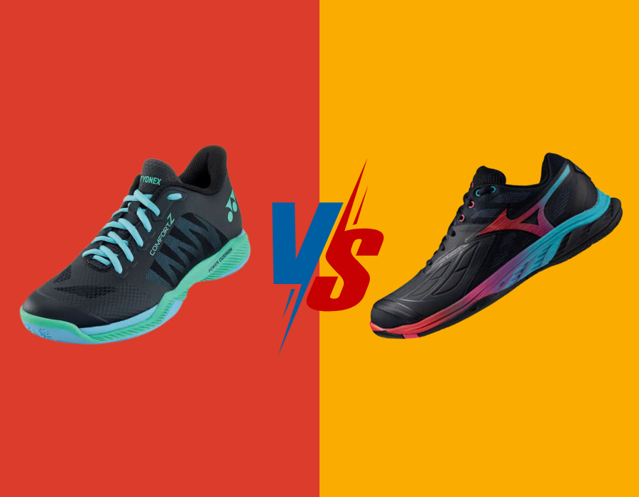 So sánh giày cầu lông Mizuno Wave Fang 2 và Comfort Z3: Chi tiết
