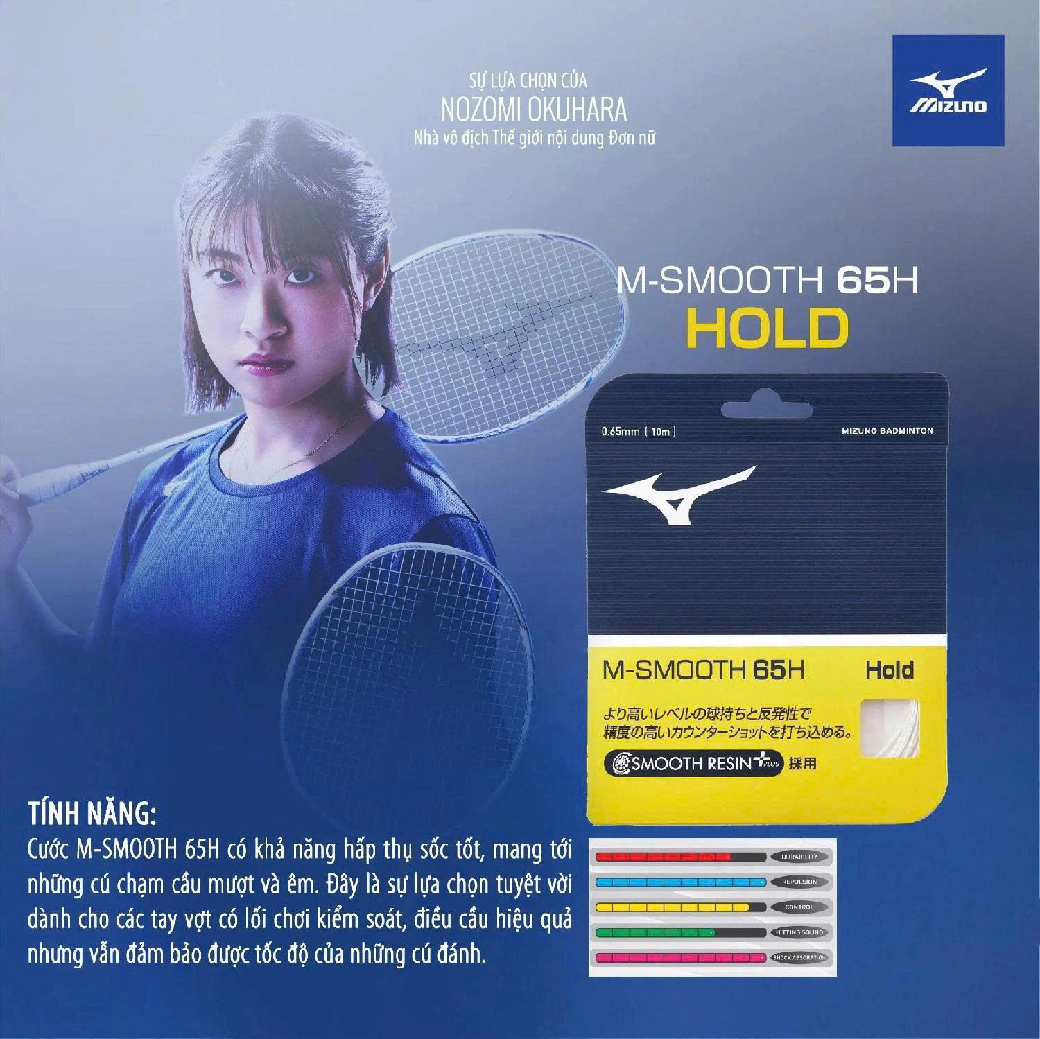 Dây cước cầu lông Mizuno