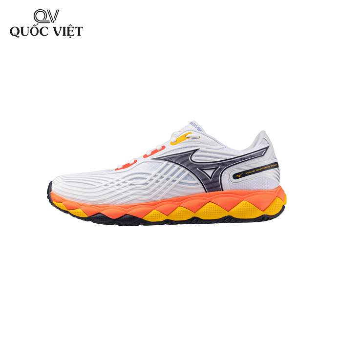 Giày Tennis/Pickleball Mizuno Wave Enforce Tour 2 AC WHITE-BARITONE BLUE