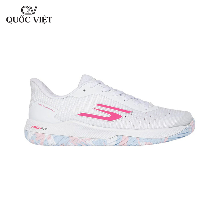 Giày Skechers Viper Court Pro 2.0 Trắng Hồng