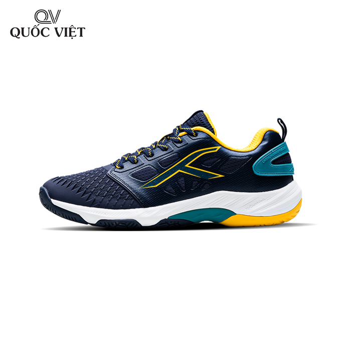 Giày cầu lông Hundred HyperCourt Navy/Green/Yellow