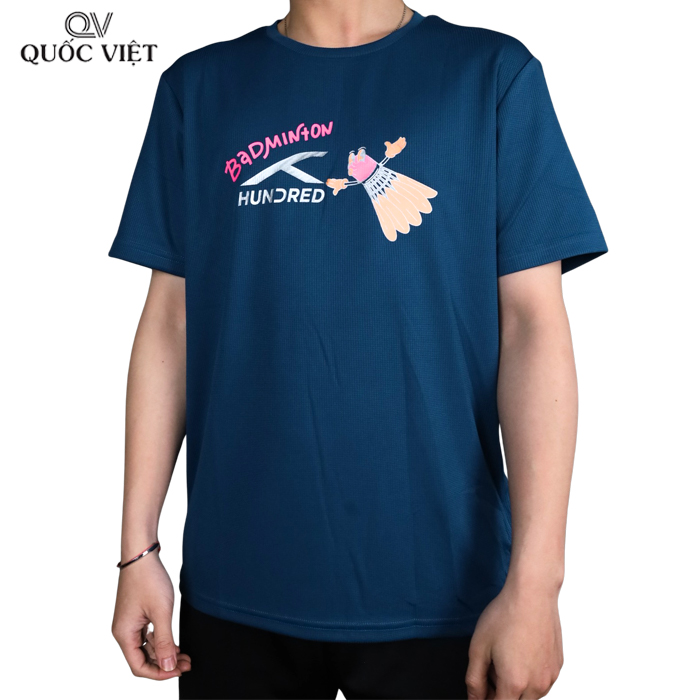 Áo thun nam Hundred Court King Xanh