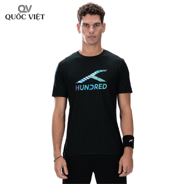 Áo thun nam Hundred HoloFlex Đen
