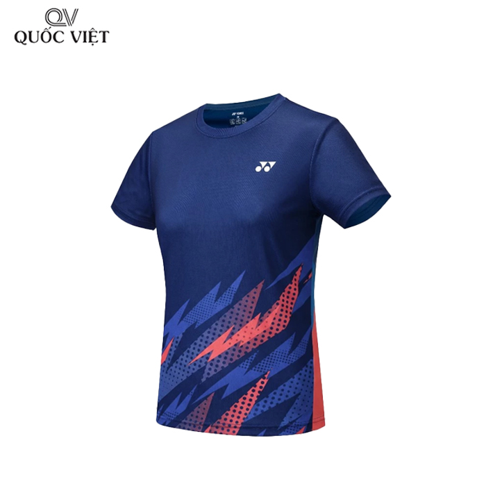 Áo cầu lông cổ tròn Nữ Runaway 4 Yonex 3522 Xanh Navy