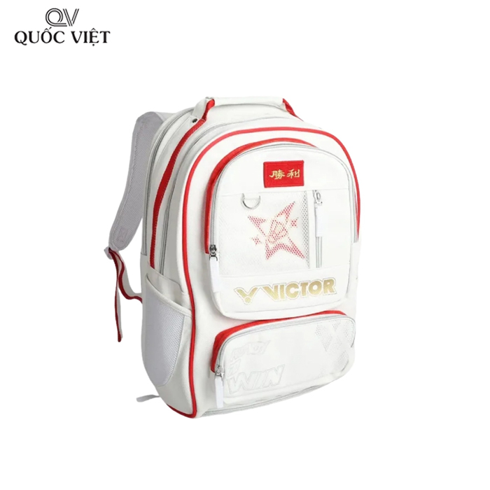 Balo cầu lông Victor BR5042 EX/A Trắng Đỏ