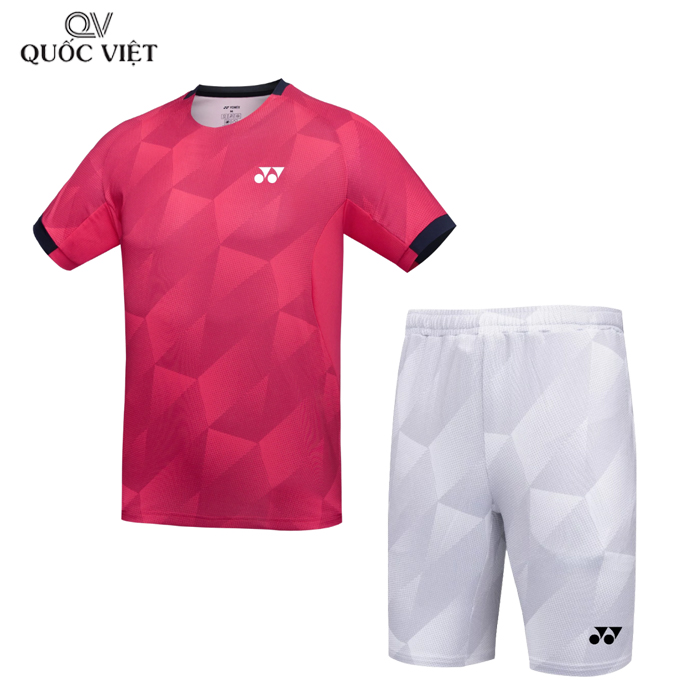 Set Quần Áo Cầu Lông YONEX TRM3474 / SM 3475 Đỏ Trắng